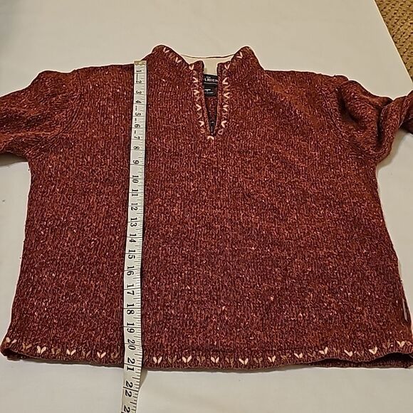 - Woolrich Ruby Ramie 1/4 Zip multicolor  Pullover Sweater - Size S - Picture 6 of 9